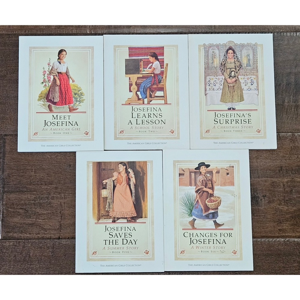 VTG American Girl Josefina Montoya Book Set 1 2 3 5 6 Pleasant Company Paperback